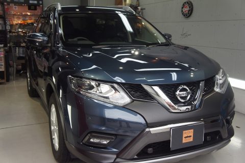 平塚市のS様　日産　X－TRAIL　ガラス系コーティング＆ガラス撥水サムネイル