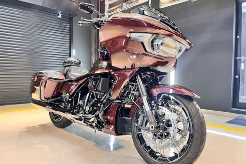 ハーレー CVO ROAD GLIDE ST PROTECS PRO-7 セラミックコーティング　秦野市のIさま